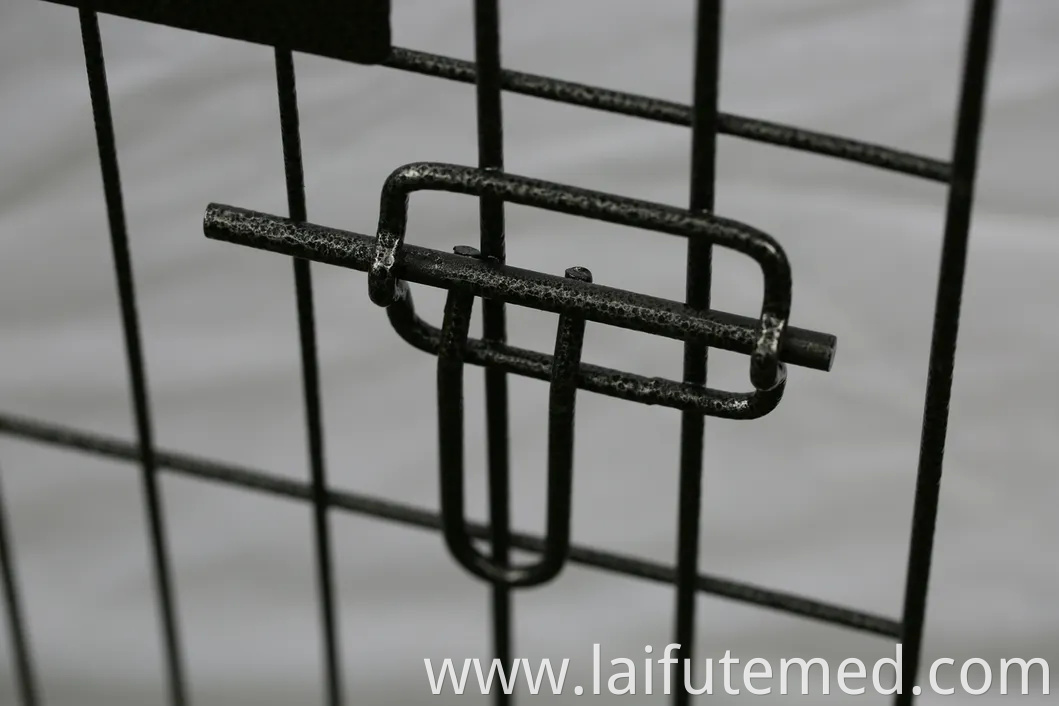 B40001 Wire Pet Cages House for Dogs and Cats Foldable Iron Carriers Animal Cage Crate Boarding Kennels Collapsible Places